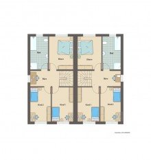  Sch�ne, moderne Doppelhaush�lfte In Buseck, 5 Km von Gie�en-Wieseck, Neubau-Erstezug